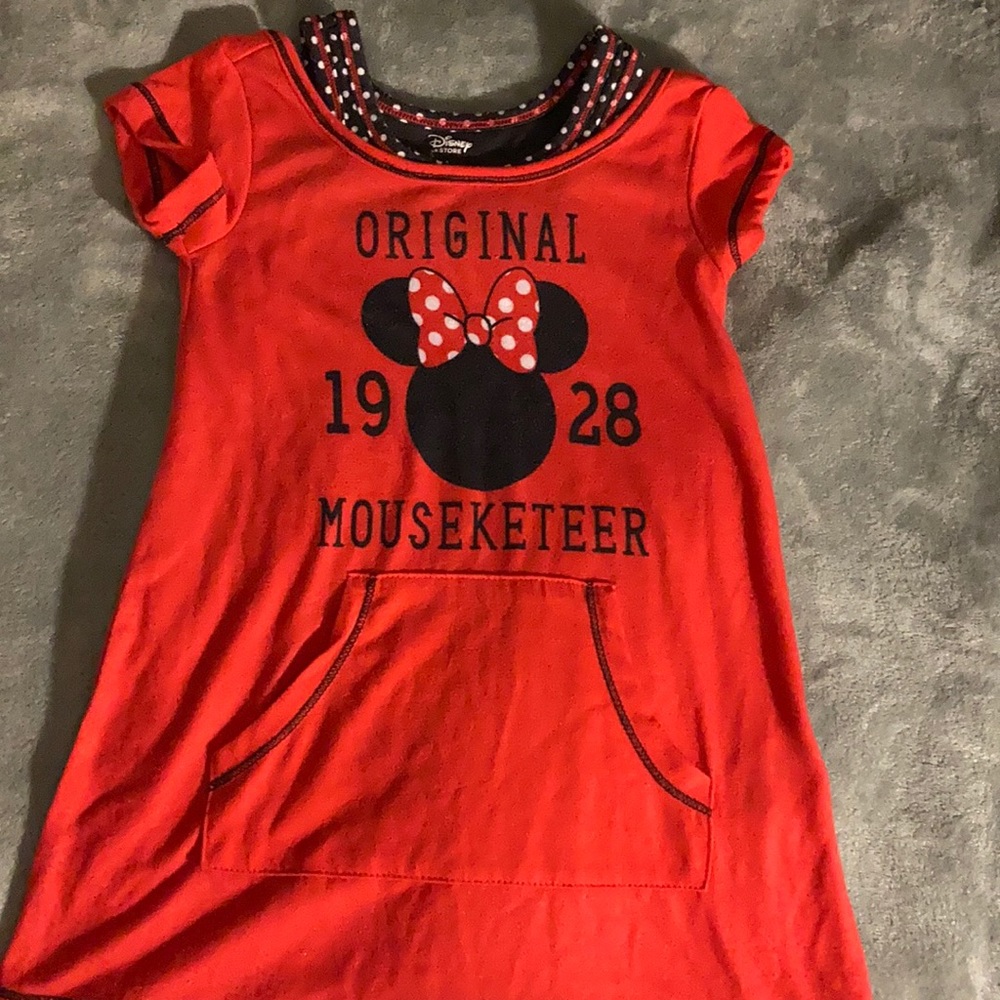 Minnie Mouse swim cover up size 3
